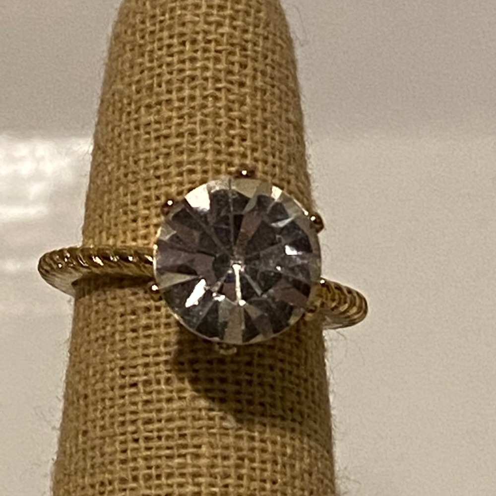 Gold diamond ring - Picture 3 of 4